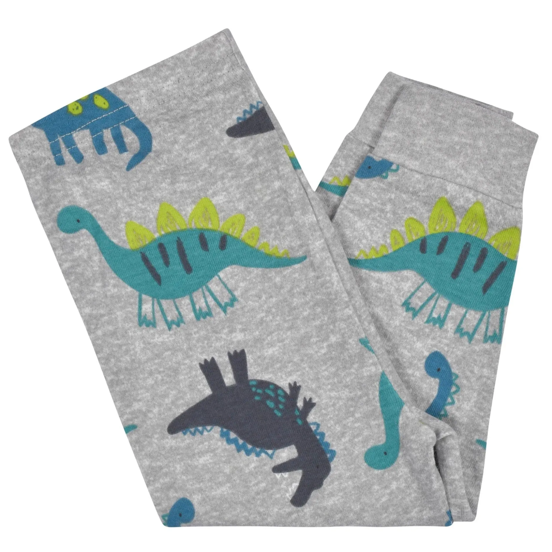 4-Piece Infant & Toddler Boys Big Dino Snug Fit Cotton Pajamas