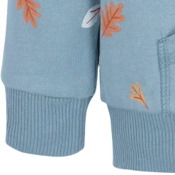 2-Piece Infant & Toddler Boys Blue Leaves Sweatshirt & Pant Set