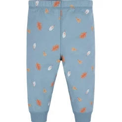 2-Piece Infant & Toddler Boys Blue Leaves Sweatshirt & Pant Set