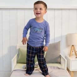 2-Piece Infant & Toddler Boys Car Pajama Set