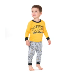 4-Piece Infant & Toddler Boys Dino Snug Fit Cotton Pajamas