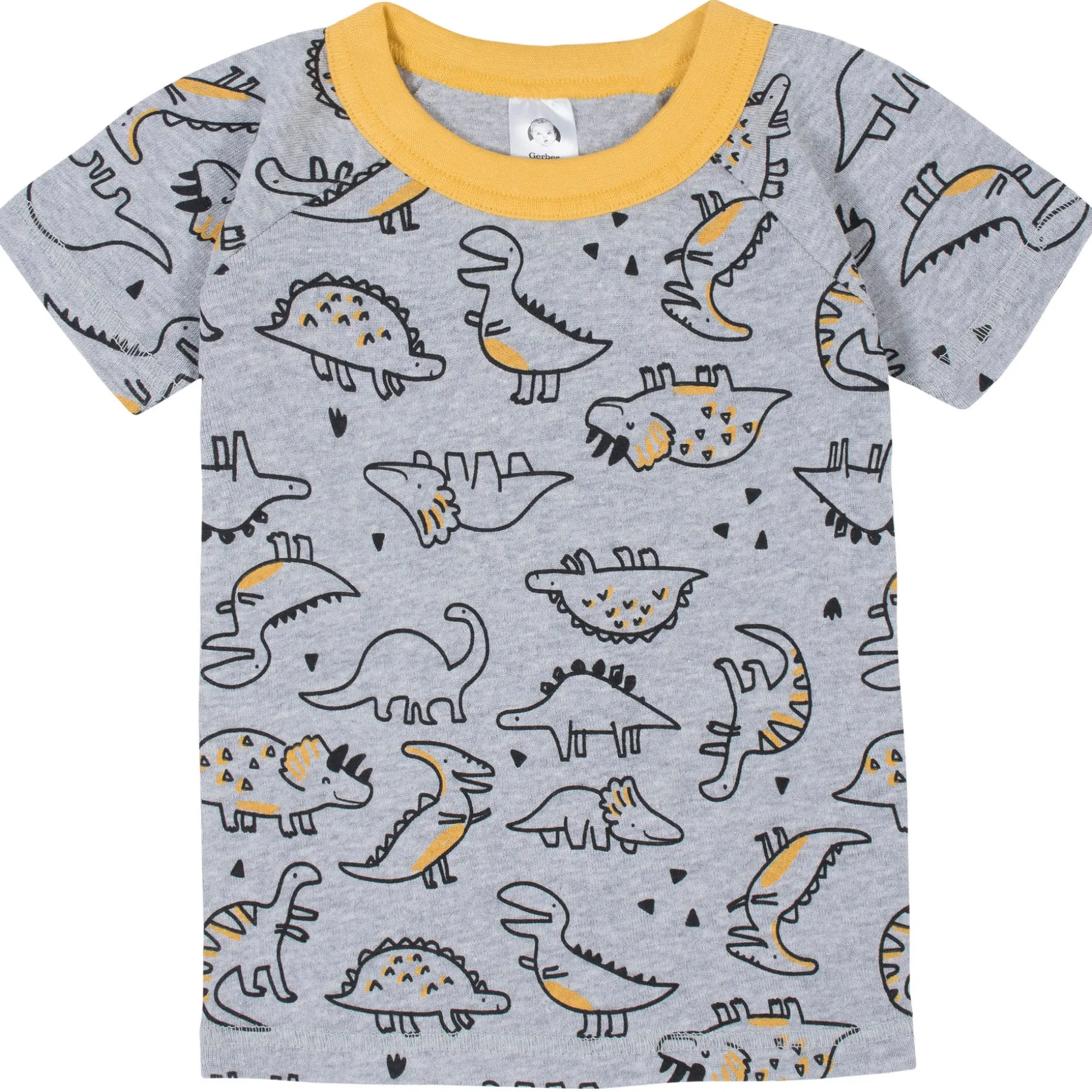 4-Piece Infant & Toddler Boys Dino Snug Fit Cotton Pajamas