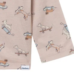 2-Piece Infant & Toddler Boys Dog Button Up Pajama Set