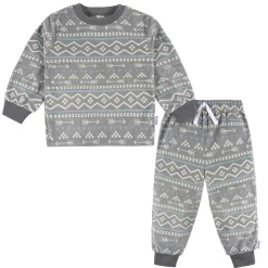 2-Piece Infant & Toddler Boys Fair Isle Fleece Pajamas