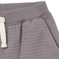 2-Piece Infant & Toddler Boys Grey Long Sleeve Top and Shorts Set