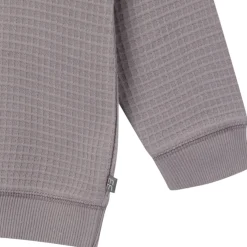 2-Piece Infant & Toddler Boys Grey Long Sleeve Top and Shorts Set