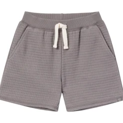 2-Piece Infant & Toddler Boys Grey Long Sleeve Top and Shorts Set
