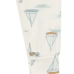 4-Piece Infant & Toddler Boys Ivory Sailing Viscose Snug Fitting Pajamas