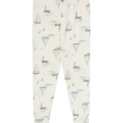 4-Piece Infant & Toddler Boys Ivory Sailing Viscose Snug Fitting Pajamas