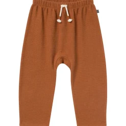 2-Piece Infant & Toddler Boys Medium Brown Pants and Shirt Set