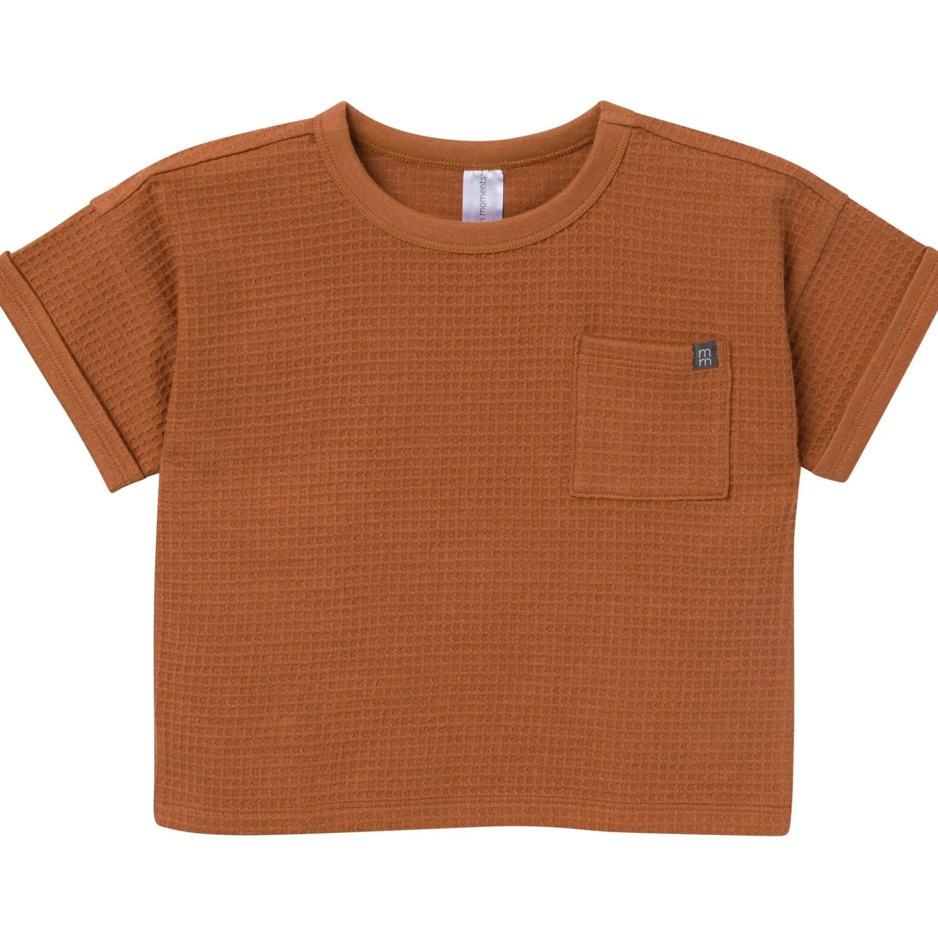 2-Piece Infant & Toddler Boys Medium Brown Pants and Shirt Set