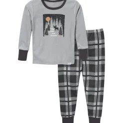 2-Piece Infant & Toddler Boys Moose Long Sleeve Pajama Set