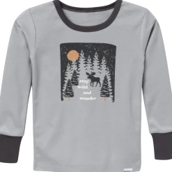 2-Piece Infant & Toddler Boys Moose Long Sleeve Pajama Set