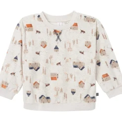 2-Piece Infant & Toddler Boys Oatmeal Village Fleece Pajama Set