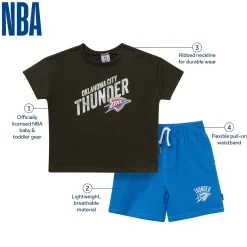 2-Piece Infant & Toddler Boys Oklahoma City Thunder T-Shirt & Shorts Set
