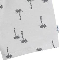 2-Piece Infant & Toddler Boys Palm Tree Henley Top and Shorts Set