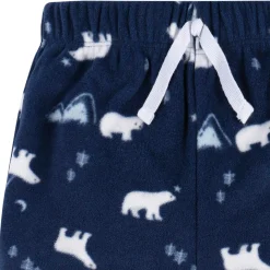 2-Piece Infant & Toddler Boys Polar Bears Fleece Pajamas