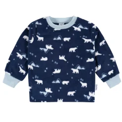 2-Piece Infant & Toddler Boys Polar Bears Fleece Pajamas