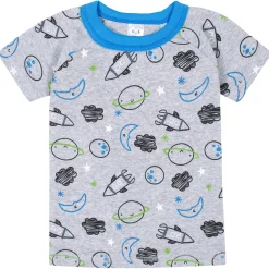4-Piece Infant & Toddler Boys Space Snug Fit Cotton Pajamas