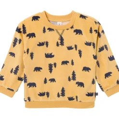 2-Piece Infant & Toddler Boys Yellow Forest Fleece Pajama Set