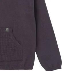 2-Piece Infant & Toddler Dark Grey Hooded Waffle Top and Legging Viscose Set