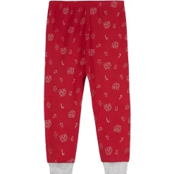 2-Piece Infant & Toddler Gingerbread House Snug Fit Pajama Set