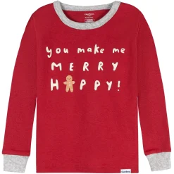 2-Piece Infant & Toddler Gingerbread House Snug Fit Pajama Set