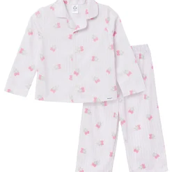 2-Piece Infant & Toddler Girls Berries Button Up Pajama Set
