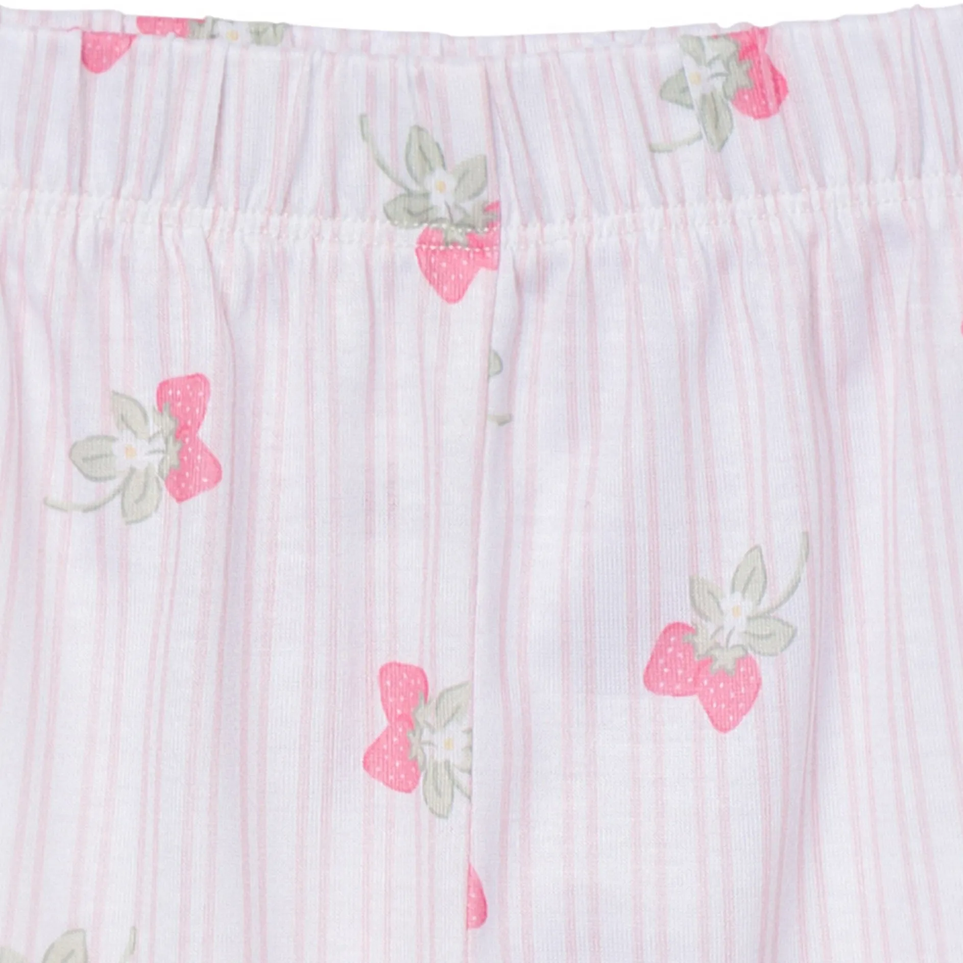 2-Piece Infant & Toddler Girls Berries Button Up Pajama Set