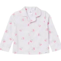 2-Piece Infant & Toddler Girls Berries Button Up Pajama Set