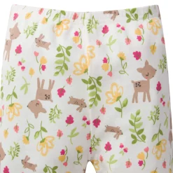 4-Piece Infant & Toddler Girls Deer Snug Fit Cotton Pajamas