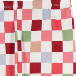 2-Piece Infant & Toddler Girls Holiday Check Snug Fit Pajama Set