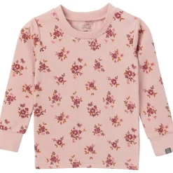 2-Piece Infant & Toddler Girls Light Rose Dahlia Toss Hacci Pajama Set