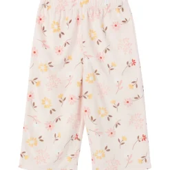 2-Piece Infant & Toddler Girls Light Pink Falling Flower Fleece Pajama Set