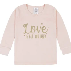 4-Piece Infant & Toddler Girls Love Snug Fit Cotton Pajamas