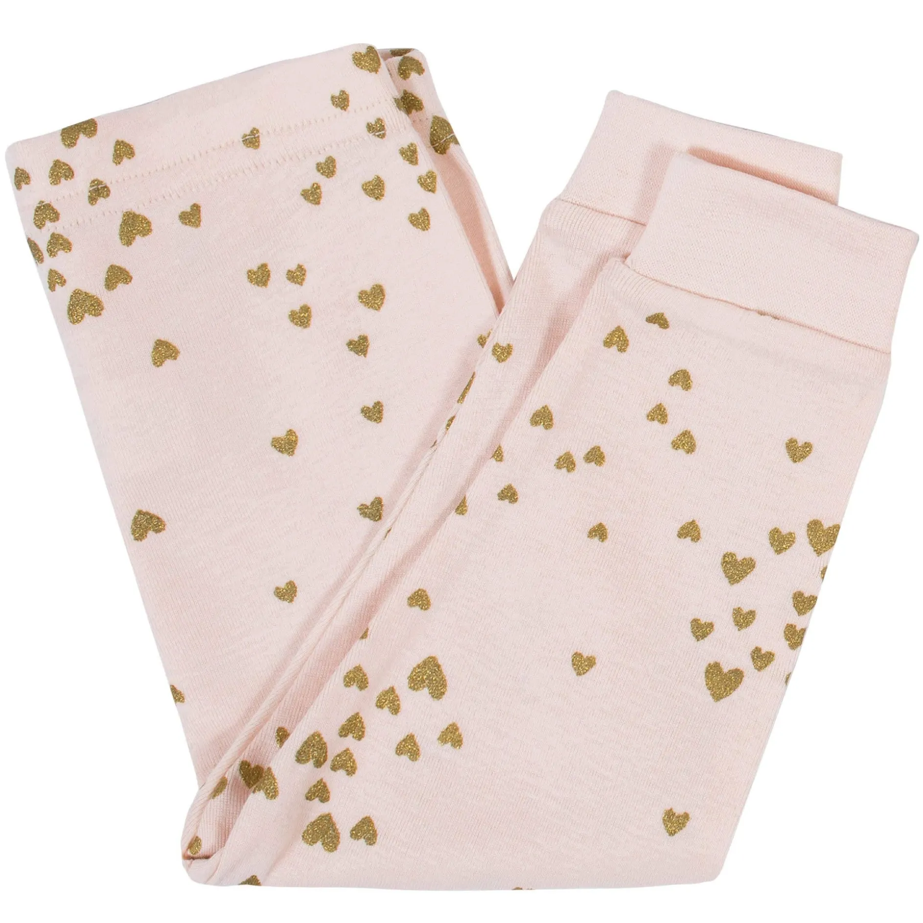 4-Piece Infant & Toddler Girls Love Snug Fit Cotton Pajamas