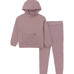 2-Piece Infant & Toddler Girls Med Lilac Top and Legging Set