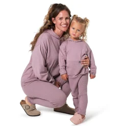 2-Piece Infant & Toddler Girls Med Lilac Top and Legging Set