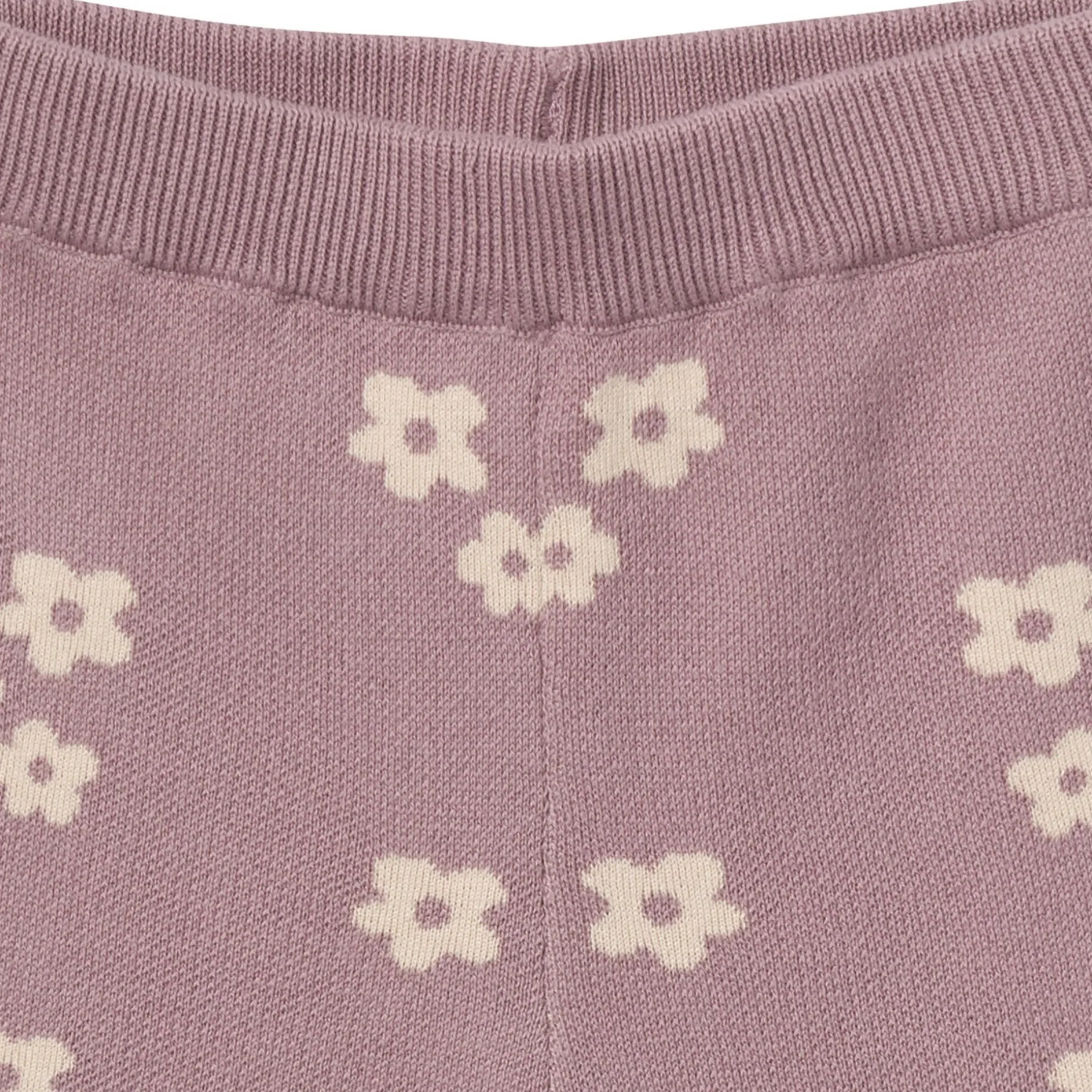 2-Piece Infant & Toddler Girls Medium Lilac Cluster Jacquard Sweater and Pant Set