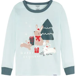 2-Piece Infant & Toddler Girls Mistletoe Snug Fit Pajama Set