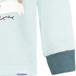 2-Piece Infant & Toddler Girls Mistletoe Snug Fit Pajama Set