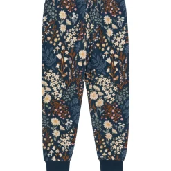 2-Piece Infant & Toddler Girls Navy Floral Hacci Pajama Set
