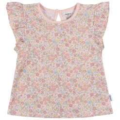 3-Piece Infant & Toddler Girls Pink Floral Shirts and Shorts Set