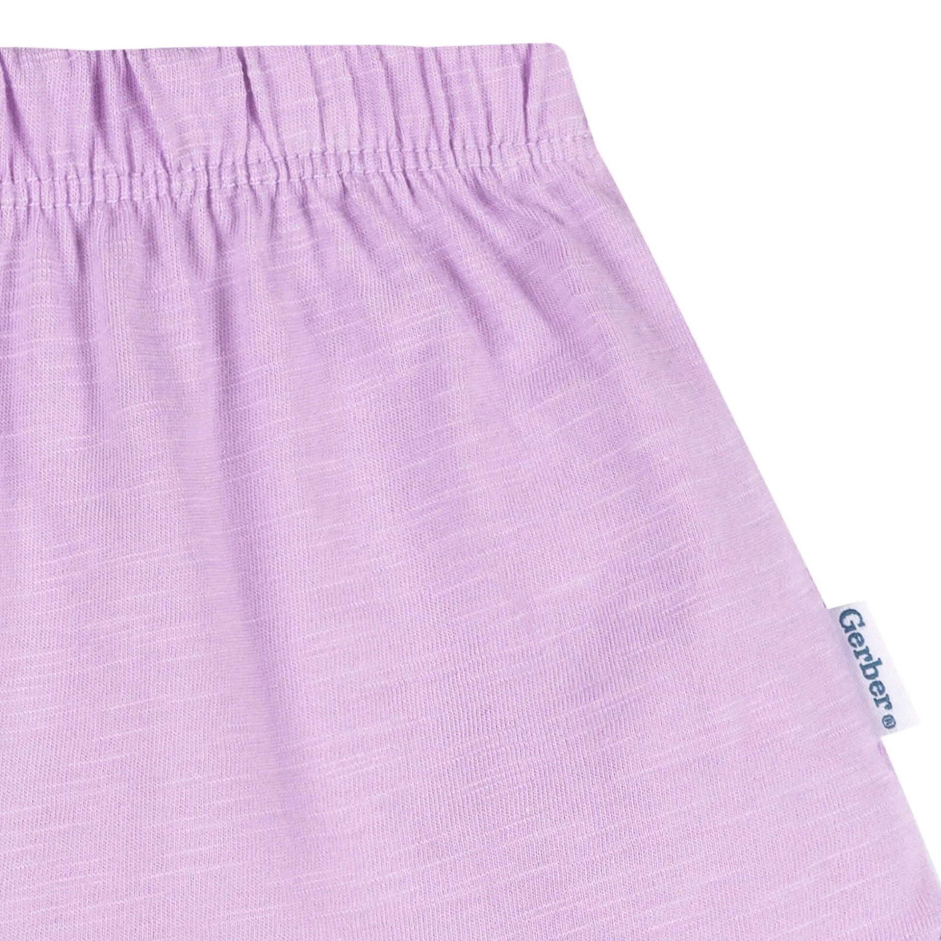 2-Piece Infant & Toddler Girls Rainbow Pocket Tee and Shorts Set