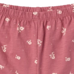2-Piece Infant & Toddler Girls Rose Bouquet Ruffle Top and Shorts Set