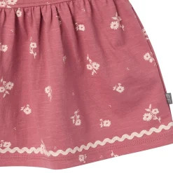 2-Piece Infant & Toddler Girls Rose Bouquet Ruffle Top and Shorts Set