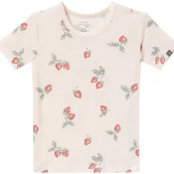 4-Piece Infant & Toddler Girls Rose Strawberry Viscose Snug Fitting Pajamas