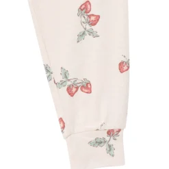 4-Piece Infant & Toddler Girls Rose Strawberry Viscose Snug Fitting Pajamas