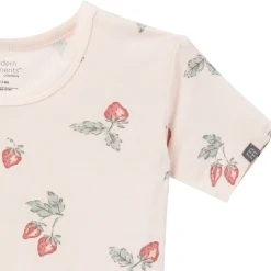 4-Piece Infant & Toddler Girls Rose Strawberry Viscose Snug Fitting Pajamas