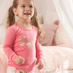 4-Piece Infant & Toddler Girls Rose Snug Fit Cotton Pajamas